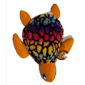 BMI Plush Pals Plush Rainbow Soft Turtle Stuffed Animal Toy NWT
